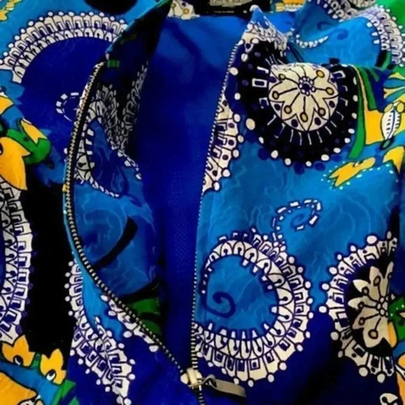 Peck & Peck jacket size 8 in blue tapestry - Picture 6 of 7